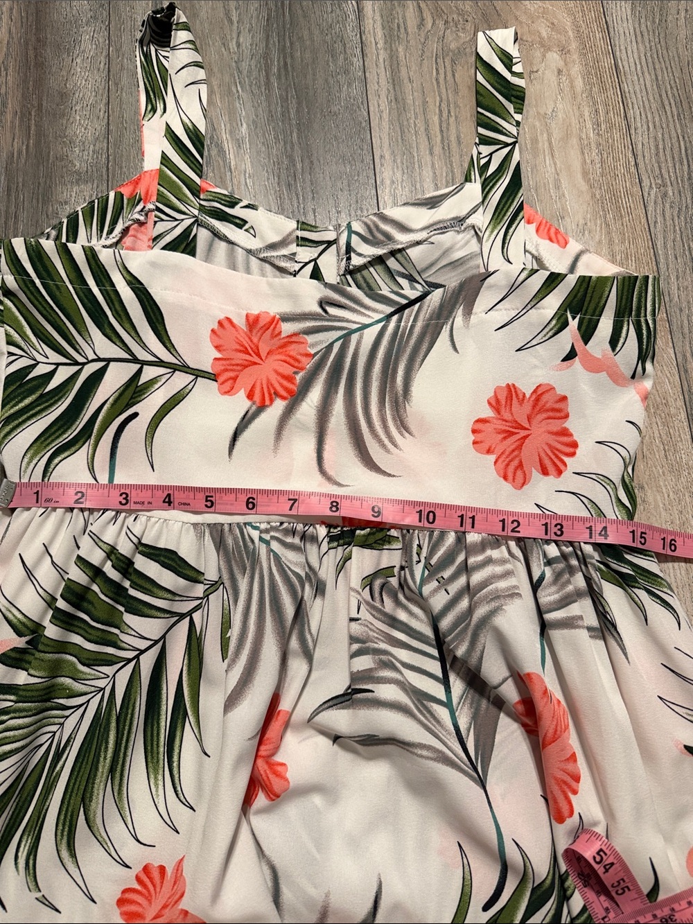 SHEIN Coral Floral Spaghetti-Strap Maxi Dress - Picture 6 of 8